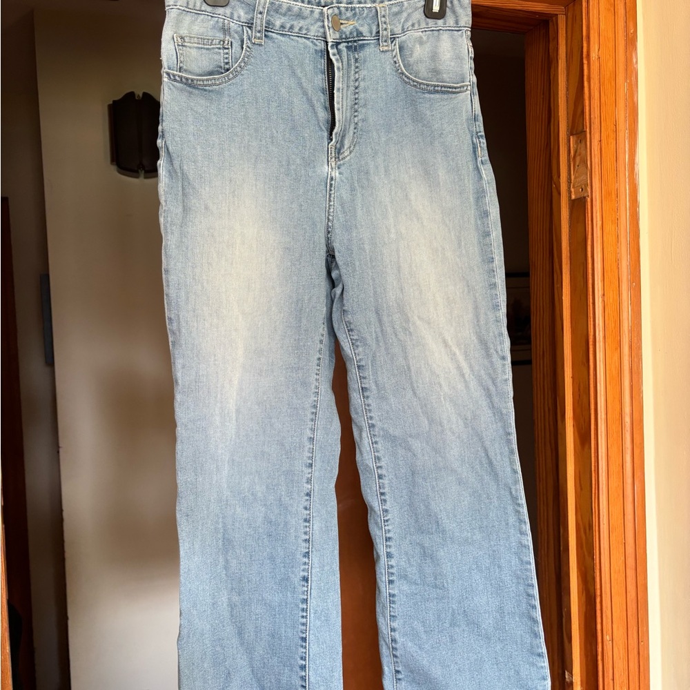 Tibi Light Blue Denim Pants - general wear and tear, no specific marks
